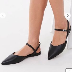 Forever21 slingback pointed flat